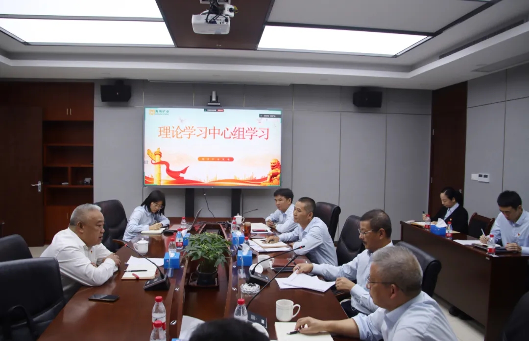 海南(nan)矿业党委(wei)召开理(li)论學(xué)习中(zhong)心组學(xué)习